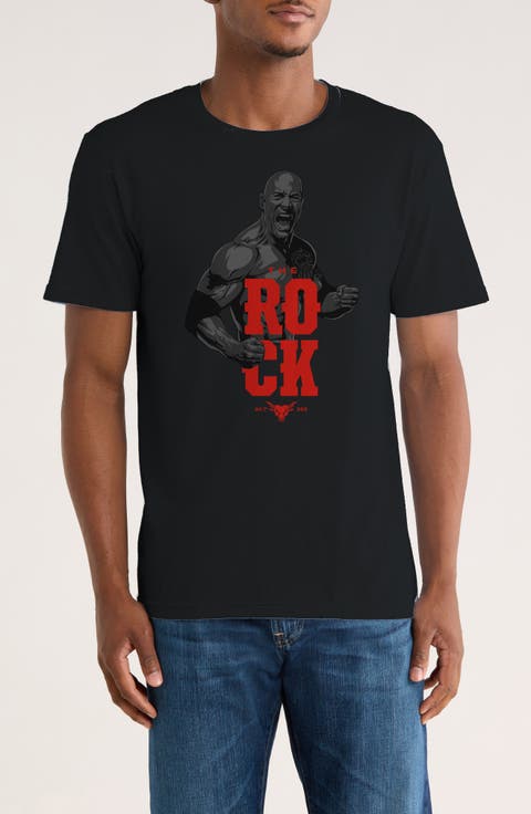 WWE Rock Graphic T-Shirt
