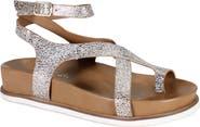 Diba True Carn Ival Ankle Strap Toe Loop Sandal