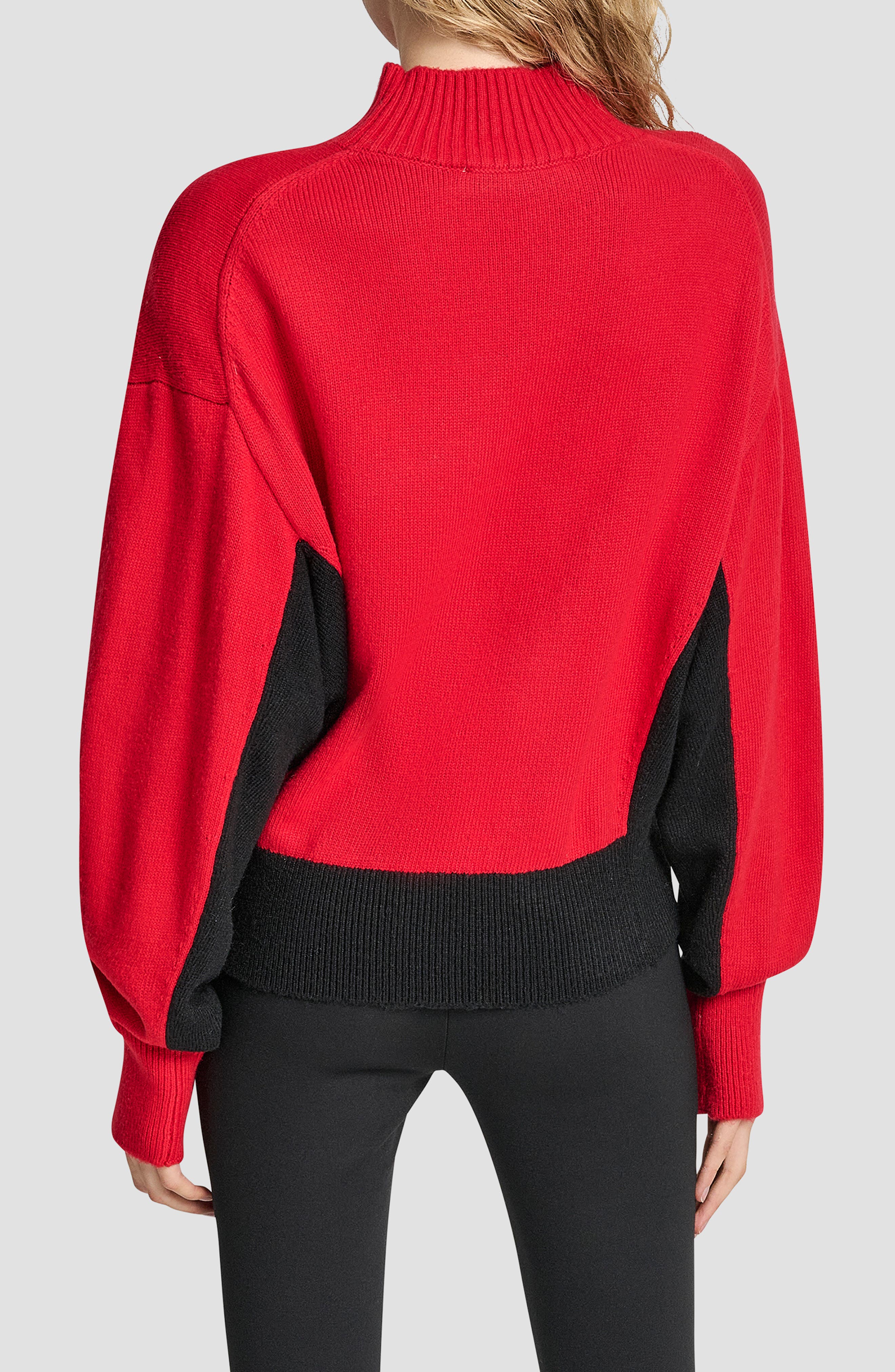 Colorblock Turtleneck Sweater - image 4