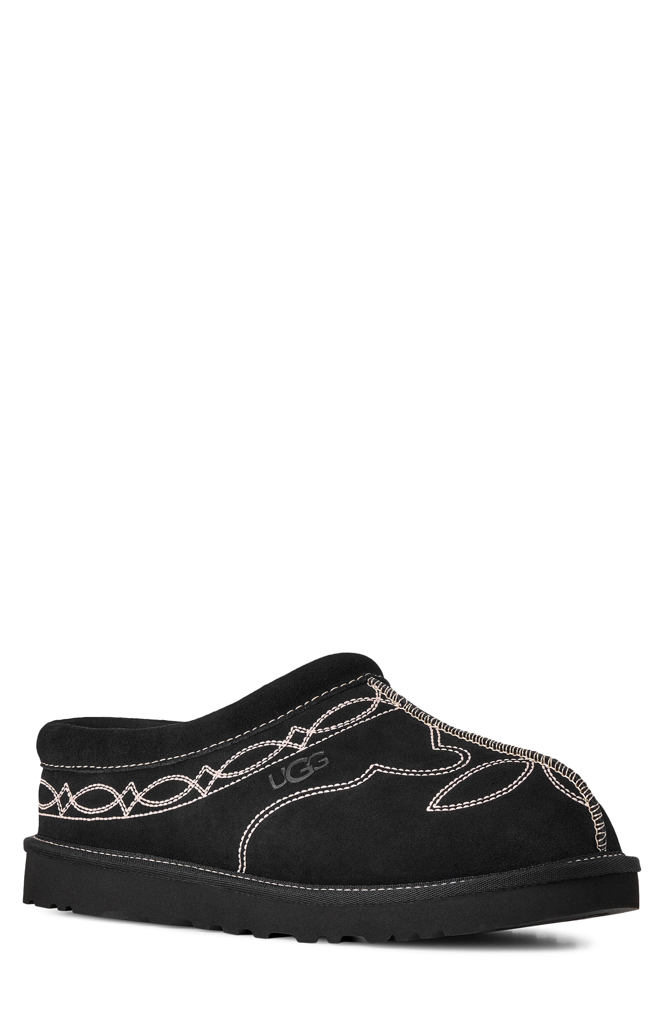 Tasman Western Slipper, Main, color, BLACK