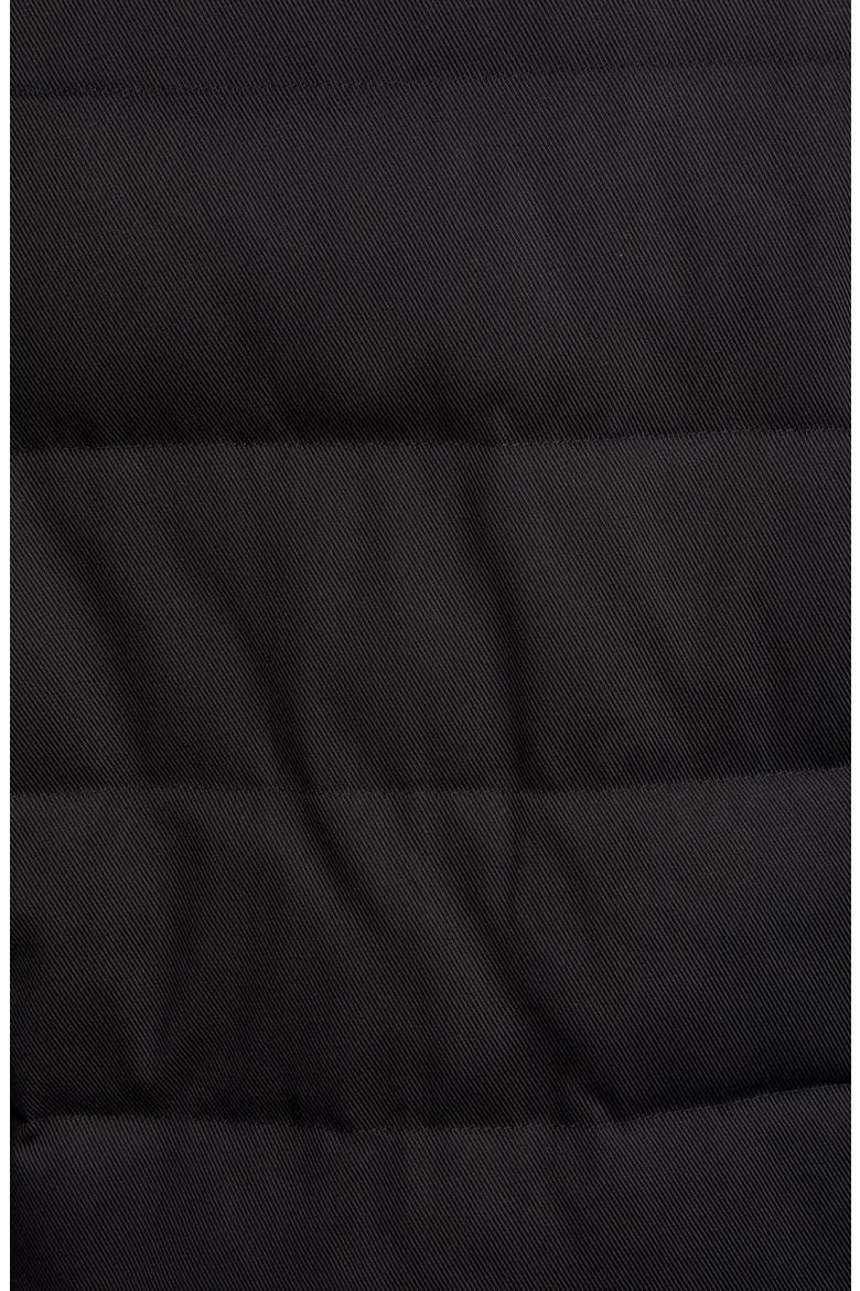 Down & Feather Parka, Alternate, color, BLACK