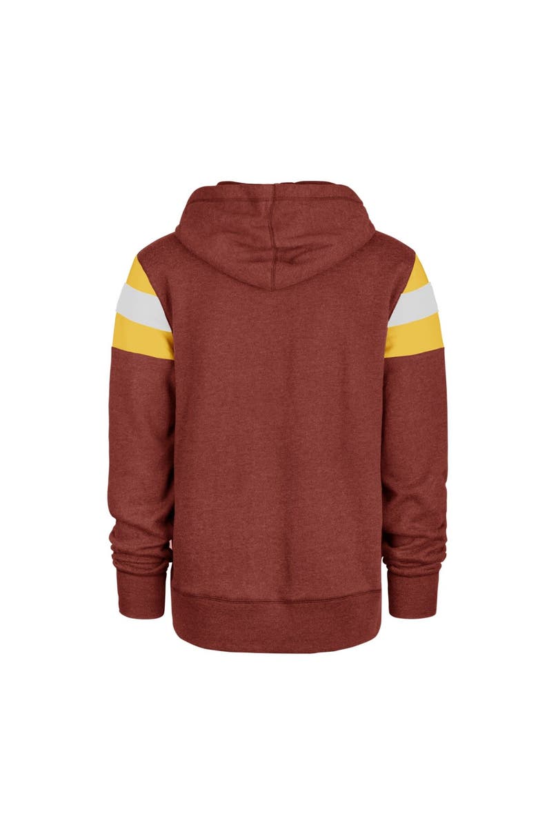 '47 Men's '47 Heathered Burgundy Washington Commanders Premier Nico Pullover Hoodie, Alternate, color, Burgundy