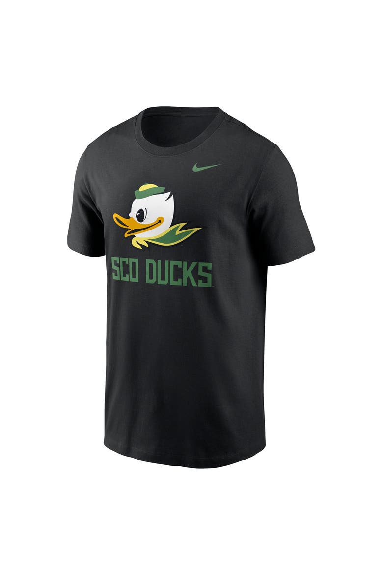 Men's Nike  Black Oregon Ducks Primetime Logo Mantra T-Shirt, Alternate, color, Black