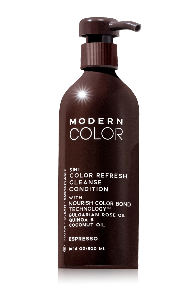 Espresso 3-In-1 Hair Color Refresh Cleanse Conditioner, Main, color, Single