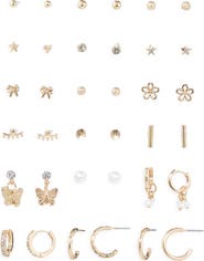 BP. Set of 18 Earrings