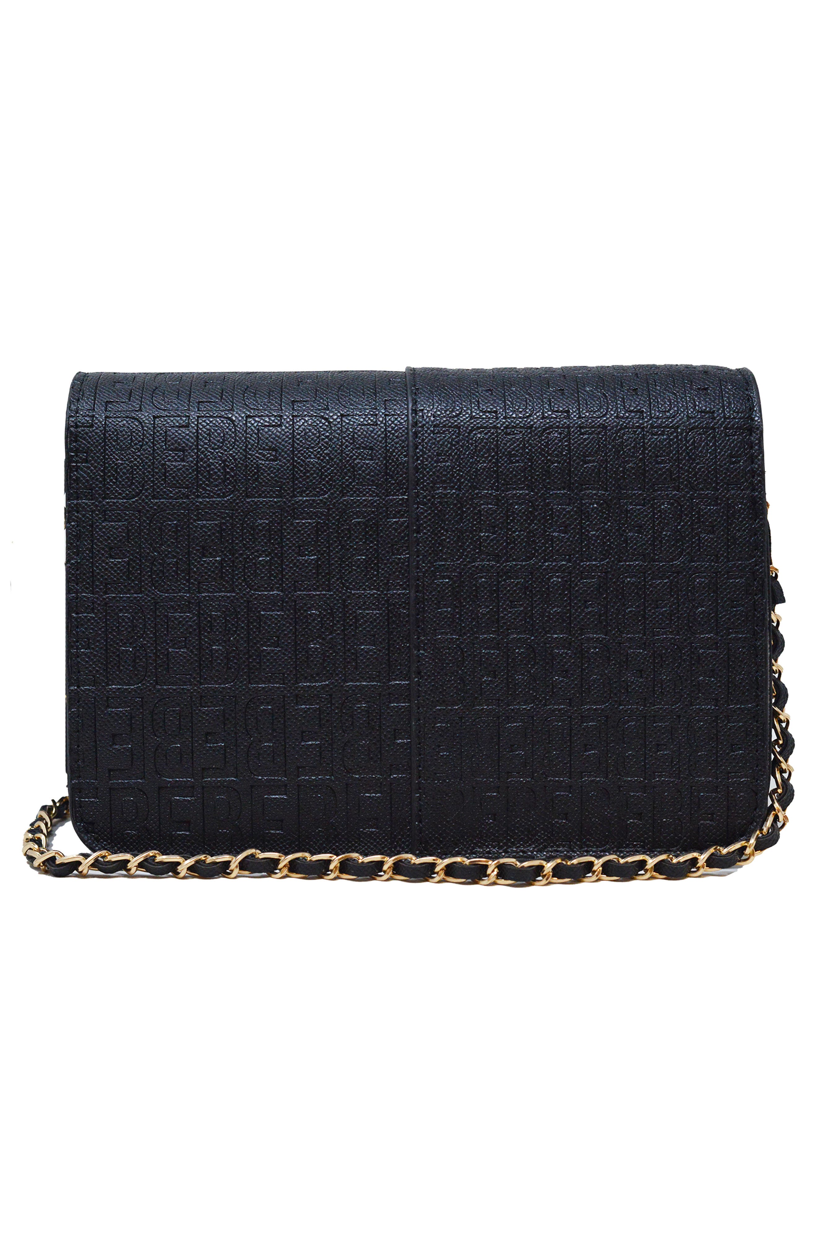 bebe Ailey Embossed Large Crossbody Bag, Alternate, color, 
