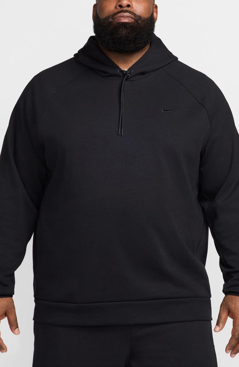 Nike Primary Dri-FIT Hoodie, Alternate, color, Black/ Black