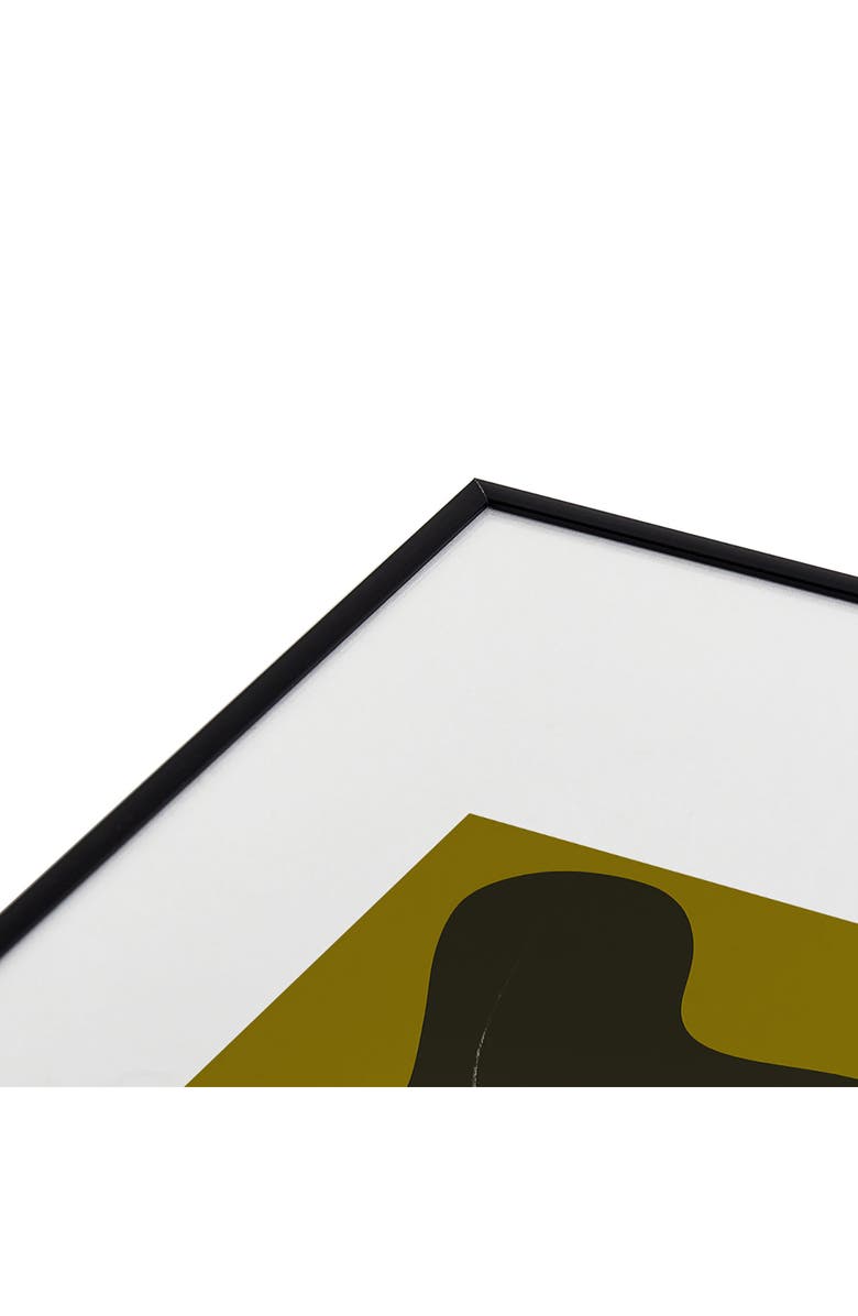 Deny Designs Monochrome Wave Framed Art Print, Alternate, color,