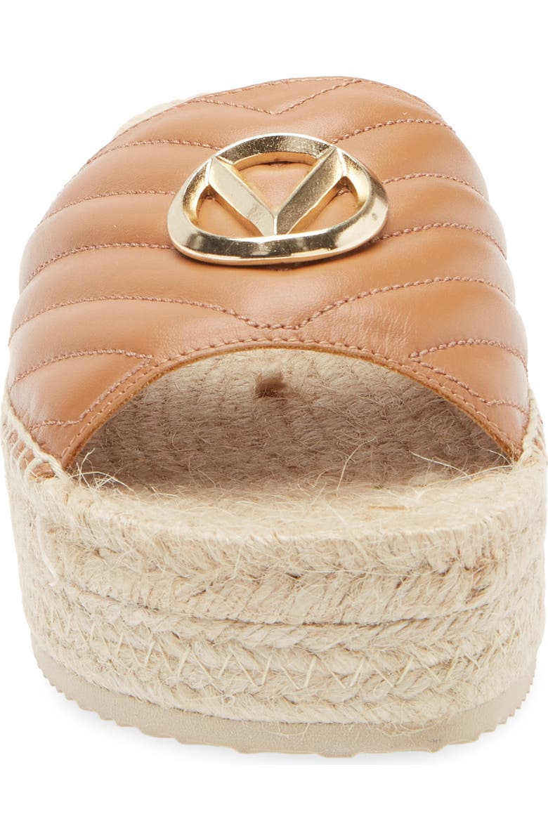 VALENTINO BY MARIO VALENTINO Clabee VLOGO Platform Sandal, Alternate, color, Brown