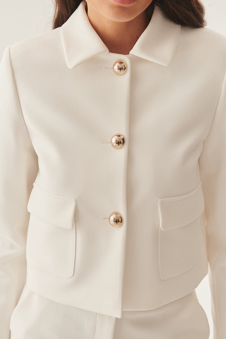 Tessa Jacket, Alternate, color, ECRU