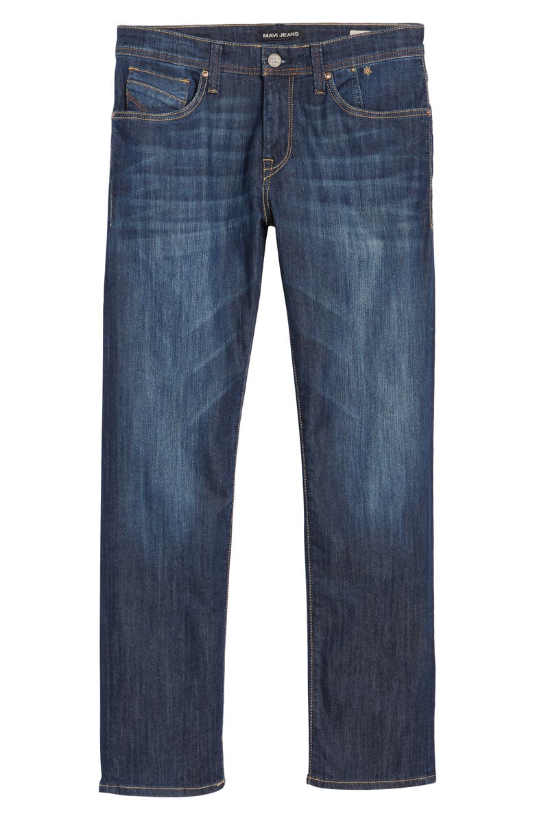 Mavi Jeans Zach Straight Leg Jeans, Alternate, color, Dark Maui