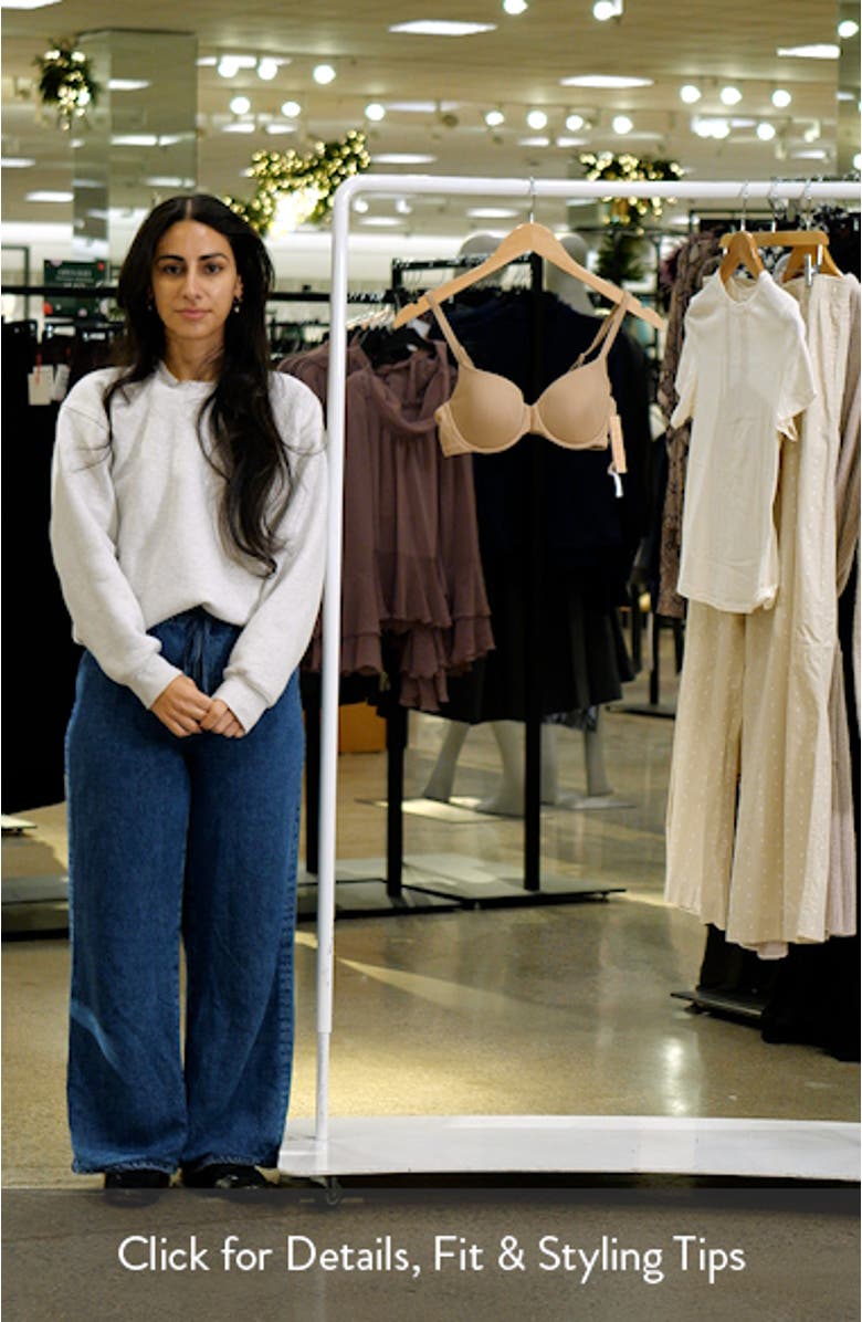 ComfortStretch Underwire Back Smoothing T-Shirt Bra, sales video thumbnail