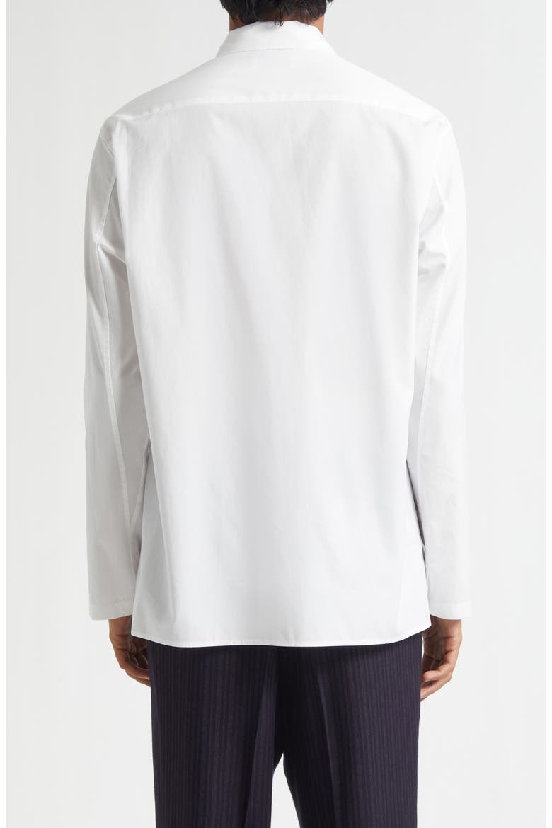 China Broadcloth Shirt, Alternate, color, WHITE
