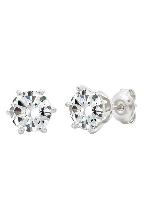 Cubic Zirconia Stud Earrings