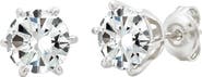 Crislu Cubic Zirconia Stud Earrings