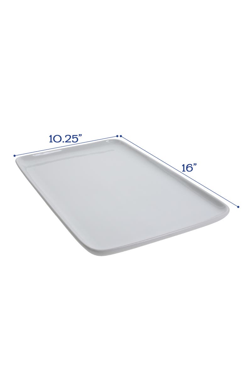 BIA Cordon Bleu Vail 3-Piece Rectangular Platters, Alternate, color, White
