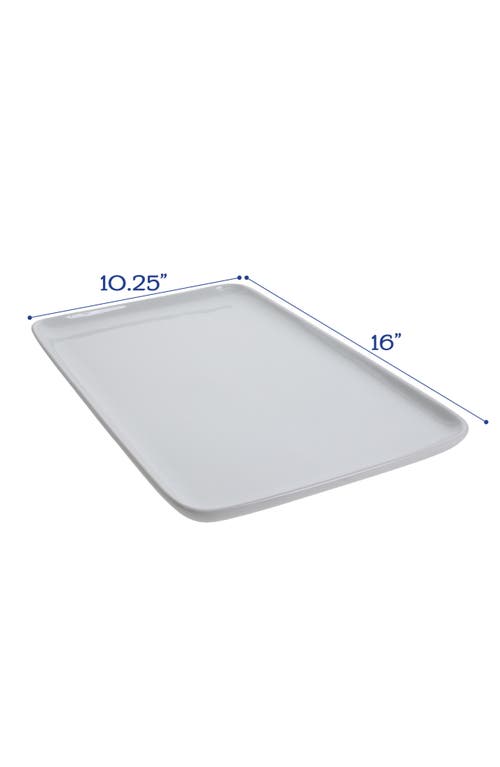 Bia Cordon Bleu Vail 3-piece Rectangular Platters In White