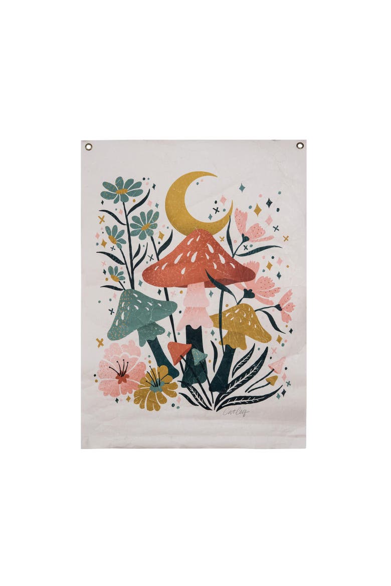 Paper Mushrooms Wall Art Home Decor Spring Inspired Nature Decor for Living Room and Bedroom, Main, color, Multicolored