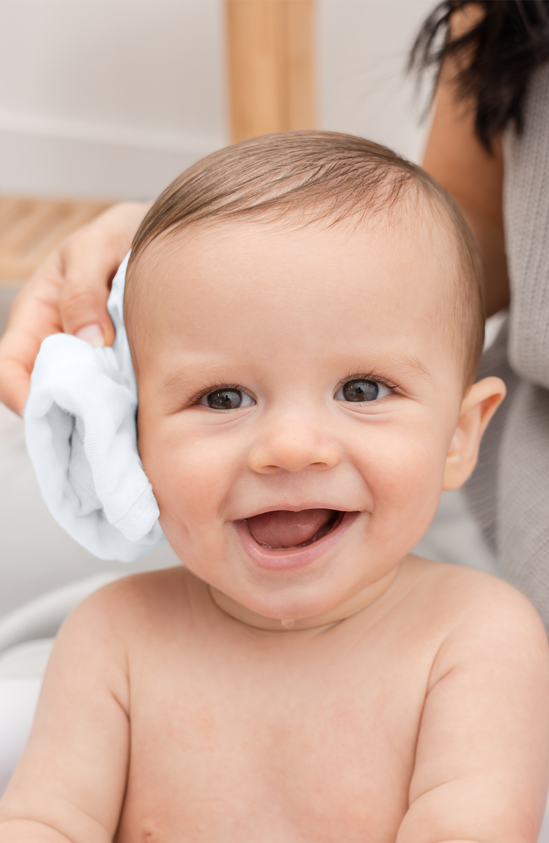 Comfy Cubs Muslin Washcloths - Pack of 6, Alternate, color, White