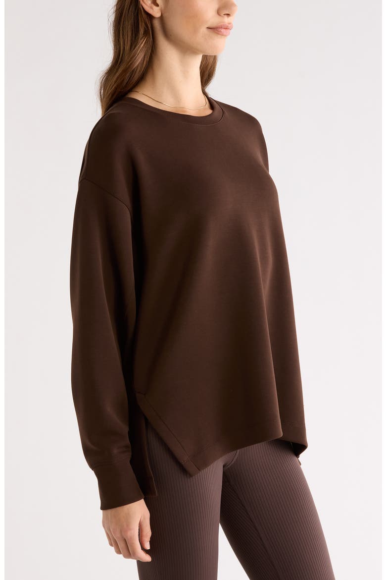 Soft Luxe Tunic, Alternate, color, BROWN MOLE