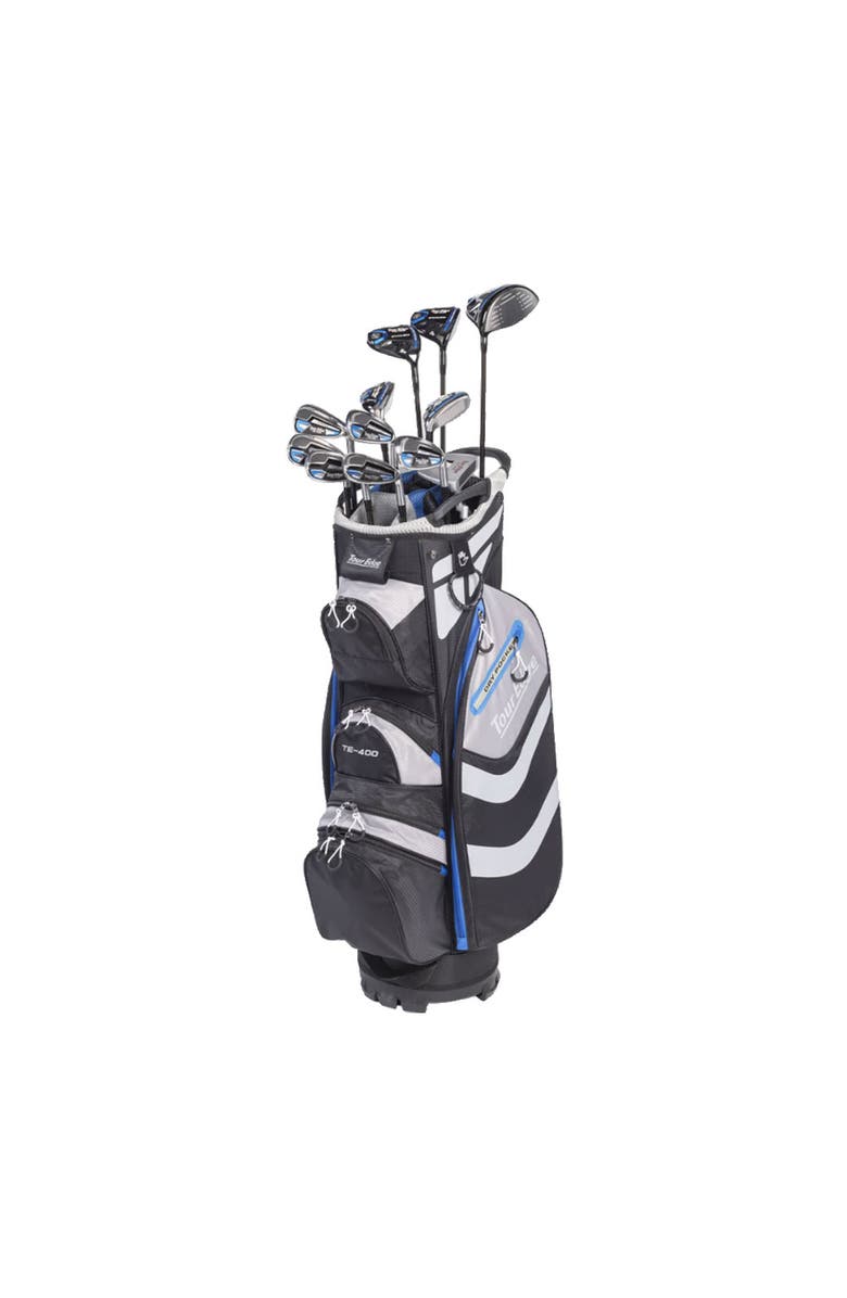 Tour Edge TE-400 Mens Right Hand Complete Golf Set - Graphite / Standard / Senior, Main, color, Black