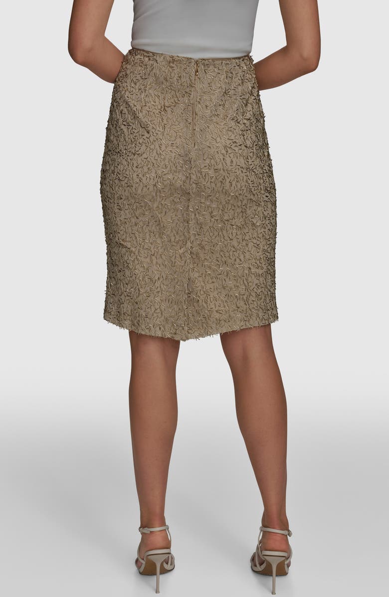 Donna Karan New York Bugle Beaded Pencil Skirt, Alternate, color, 