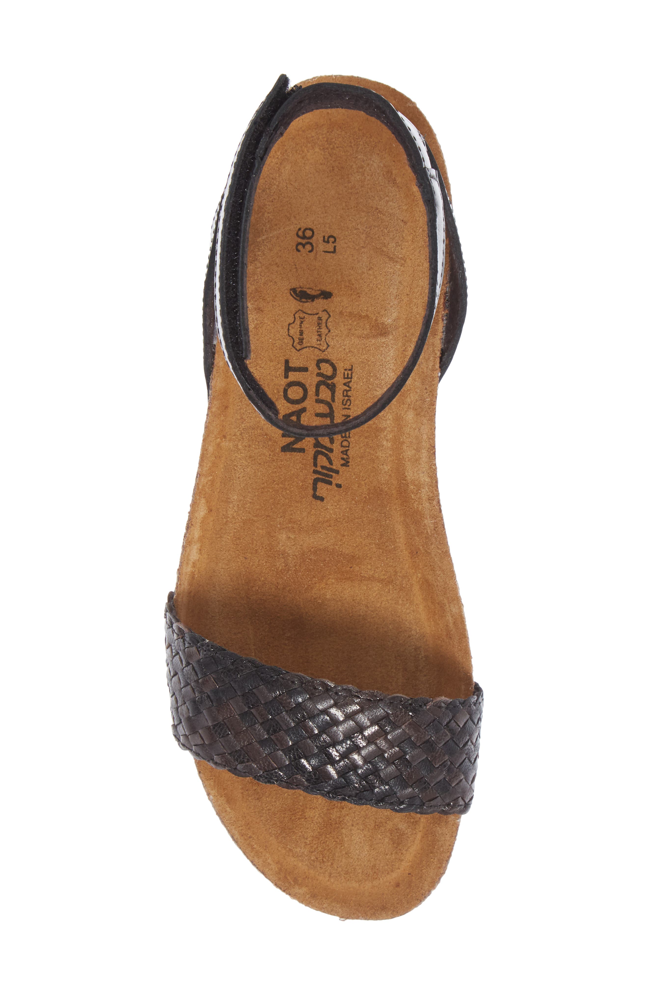 Naot Abbie Ankle Strap Sandal, Alternate, color, 