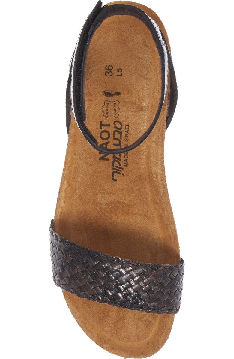 Naot Abbie Ankle Strap Sandal, Alternate, color,