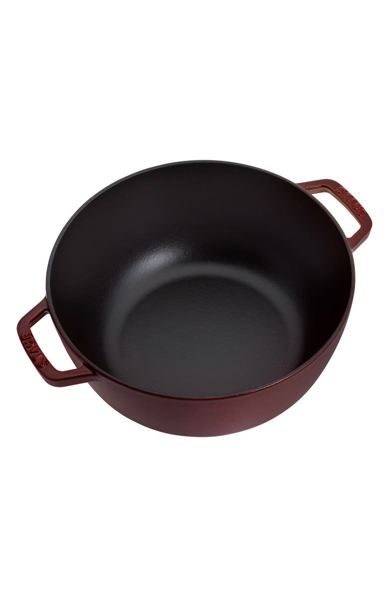 Staub 5-Quart Enameled Cast Iron Cocotte, Alternate, color, Grenadine