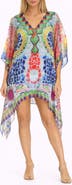 RANEES Geometric Print Poncho
