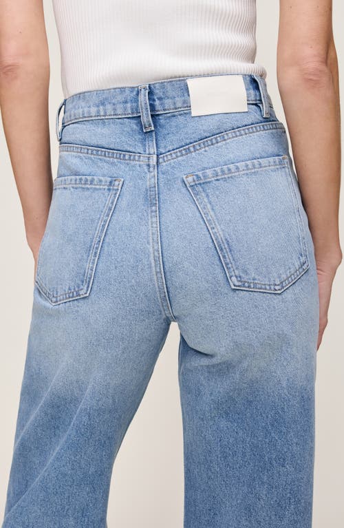 Dl1961 Karmine High Waist Relaxed Straight Leg Jeans In Blue