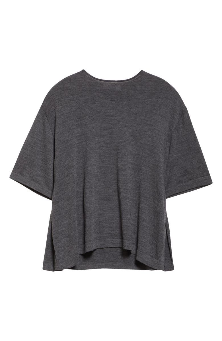 FFORME Ada Wool Blend T-Shirt, Alternate, color, Mid Grey Melange