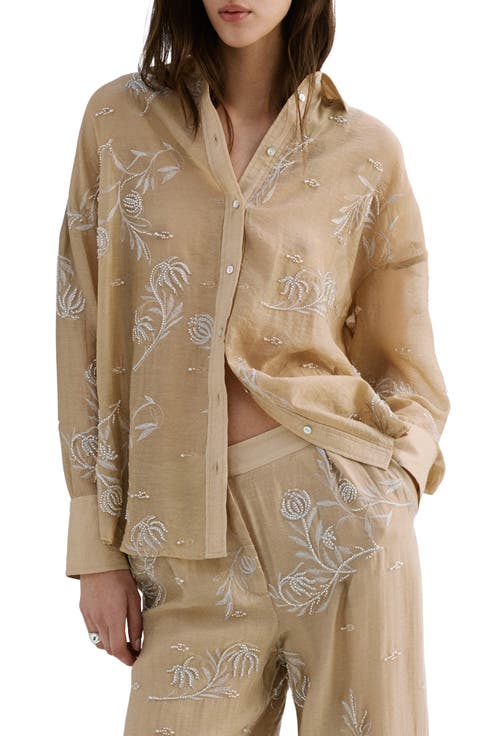 Embroidered Lyocell Shirt