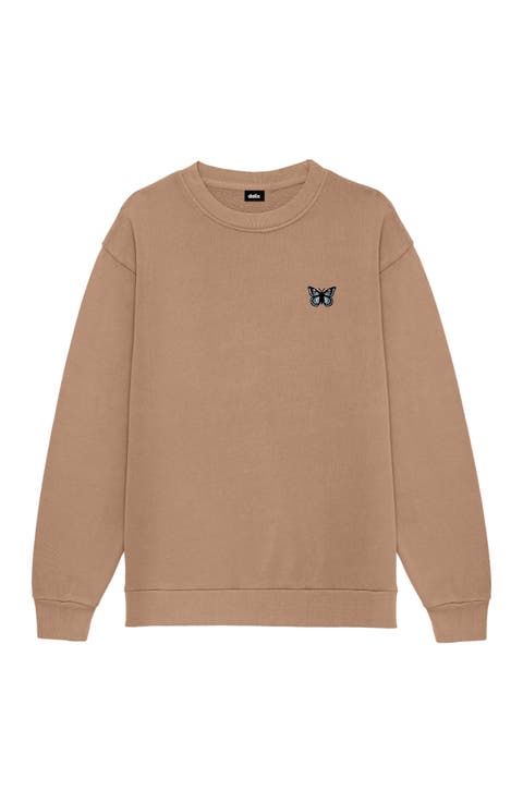 Womens Butterfly Heavyweight Relaxed Sweatshirt