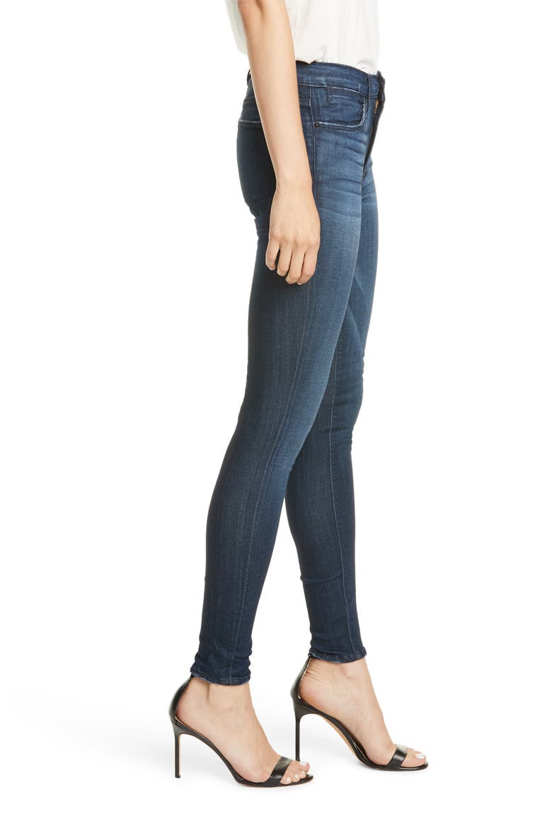 Le High Skinny Ankle Jeans, Alternate, color, DISCO