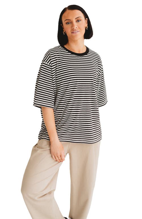 Turtledove London Organic Cotton Elsie Oversized T-shirt In Multi