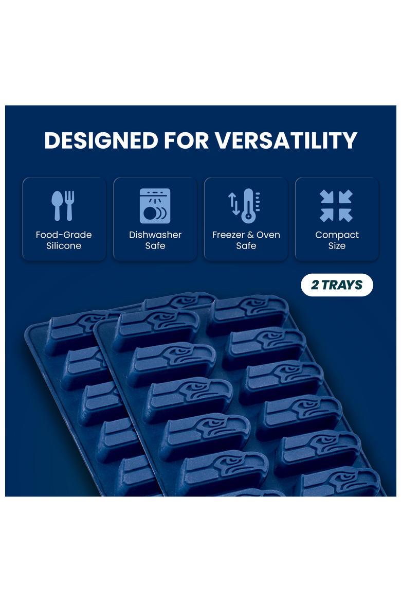 Seattle Seahawks Ice Cube Tray, Alternate, color, Multicolor