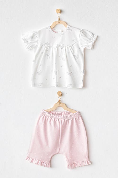 Andy Wawa Shorts Cuddly Bunny Bear Outfit In Pink