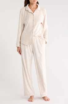 Flora By Flora Nikrooz Addie Velour Long Pajamas