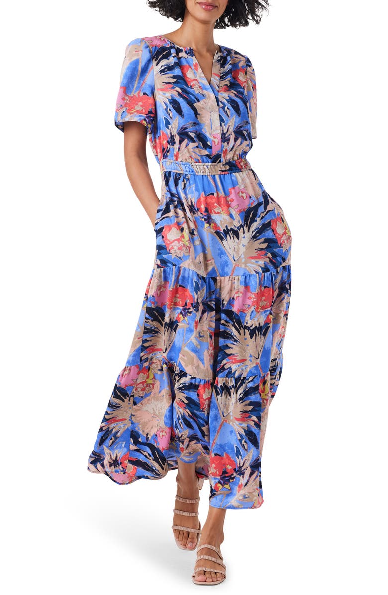 NIC+ZOE Dreamscape Daydream Maxi Dress, Main, color, 