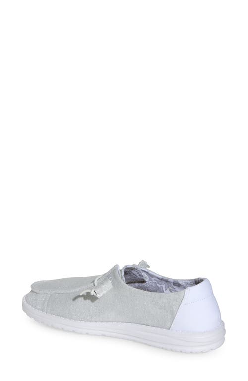 HEY DUDE HEY DUDE WENDY STRETCH SLIP-ON MOC TOE SHOE