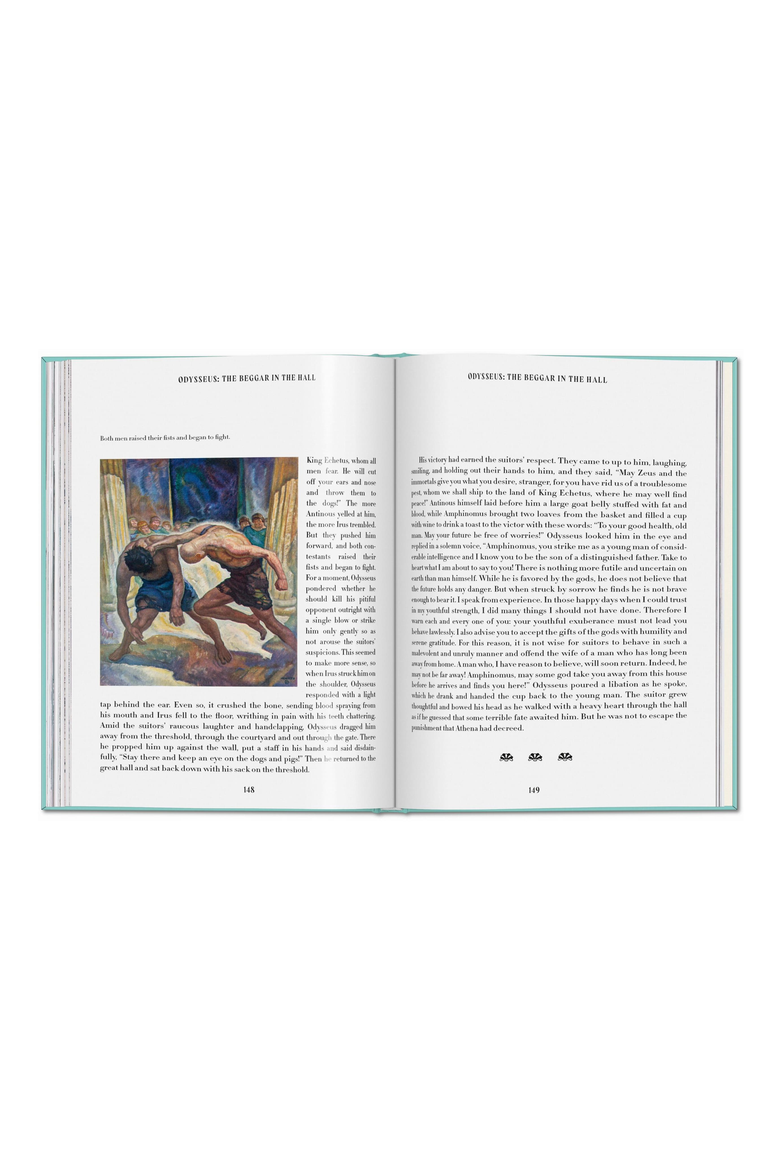 Greek Myths Book, Alternate, color, Turquoise