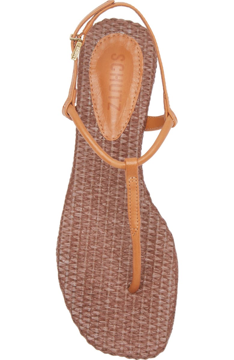 Schutz Elsha Slingback Sandal, Alternate, color, Cuoio Brown