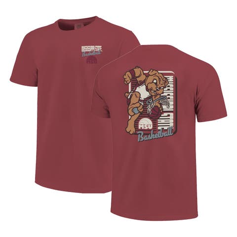 Men's Maroon Mississippi State Bulldogs Comfort Colors Mascot Dunk T-Shirt