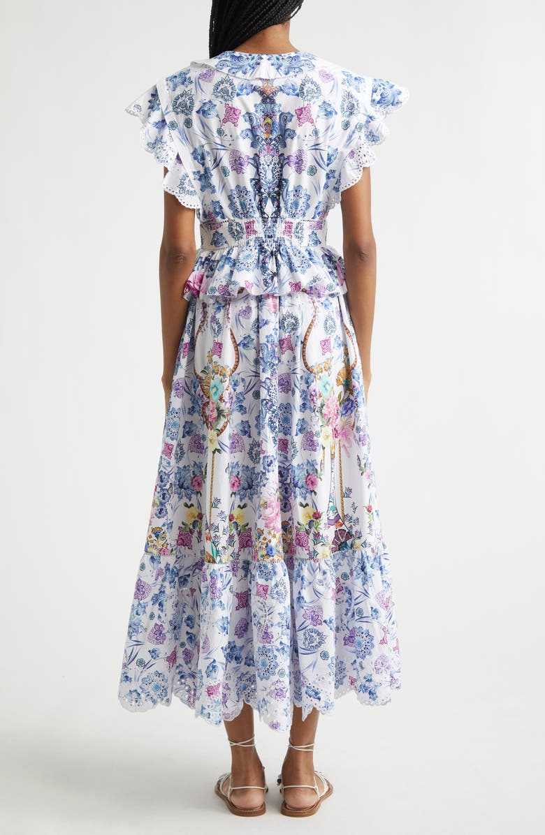 Camilla All About That Lace Organic Cotton Midi Dress, Alternate, color, All About That Lace