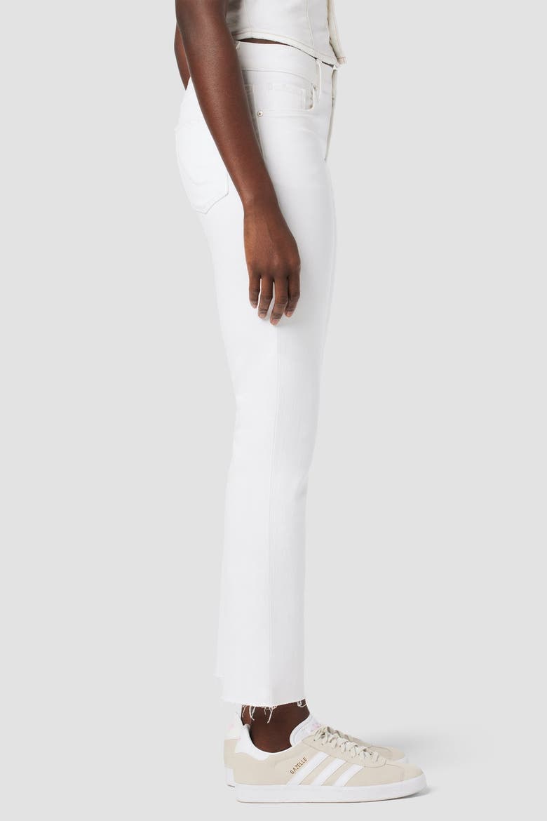 Nico Mid-Rise Straight Ankle, Alternate, color, Spring White