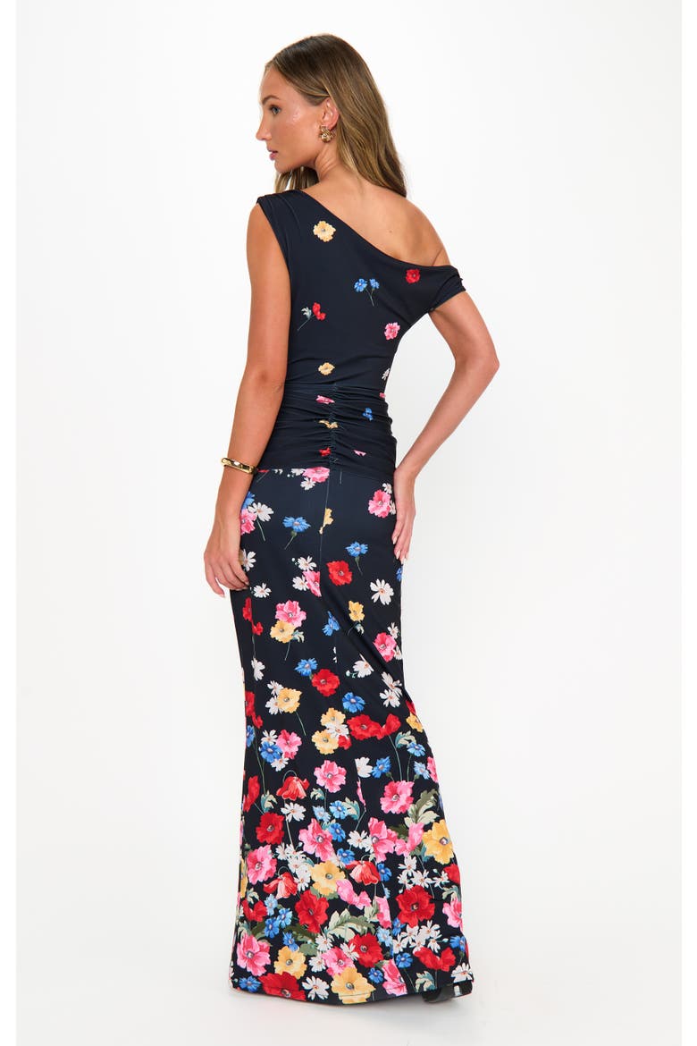 Winona Wrap Maxi Dress, Alternate, color, Falling Floral