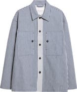 JW Anderson Stripe Patch Pocket Overshirt