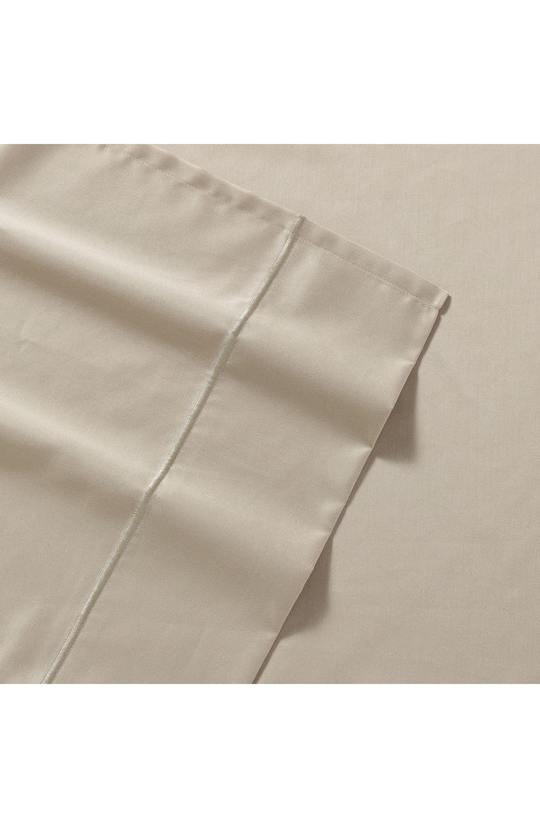 Nautica Regata Solid 400 Thread Count Cotton Sheet Set, Alternate, color, Twine