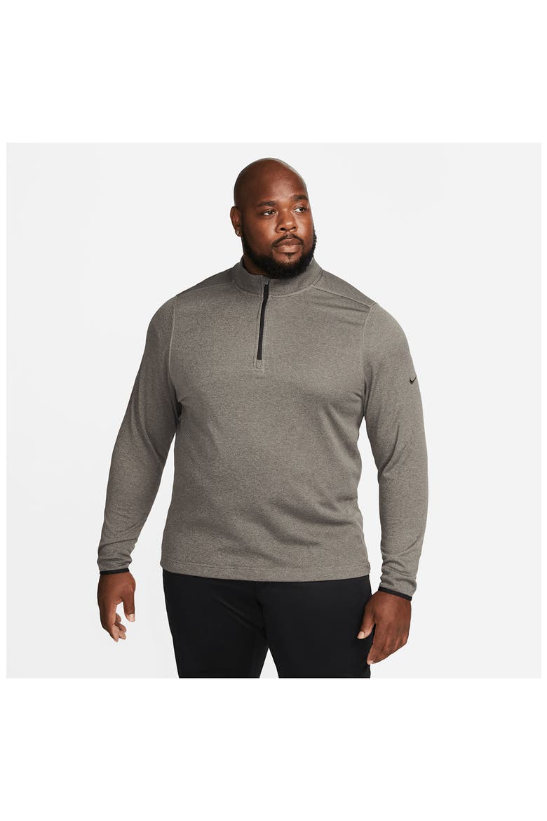 Therma-FIT Victory Half-Zip Golf Pullover, Alternate, color, COCONUT MILK/ BLACK